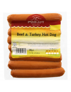 PRIME CUT Beef & turkey hot dog