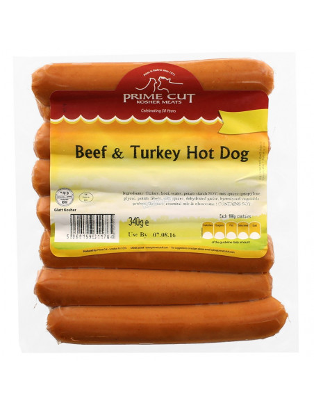 PRIME CUT Hot Dog de Boeuf et Dinde